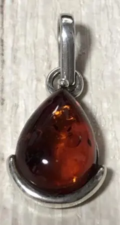 GEORG JENSEN ペンダント アンバー 琥珀 ジョージジェンセン - メルカリ