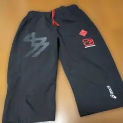 アシックス 膝下丈 サラサラ パンツ 検)アディダス ナイキ アスレタ ミズノ