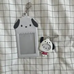 サンリオ ポチャッコ トレカホルダー トレカケース フォトバッジ付きマスコット