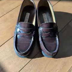 HARUTA ダークブラウン ローファー