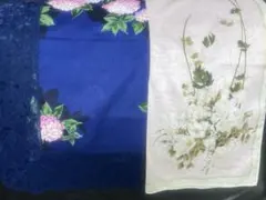 花柄ハンカチ 2枚セットのサムネイル