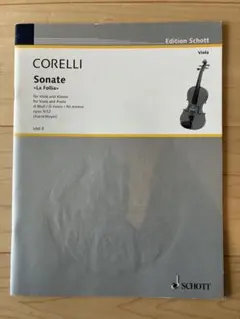 ビオラ曲譜面 Corelli Sonate - La Follia Viola