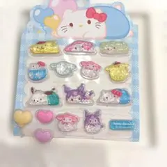 〚正規品〛サンリオキャラクターズ　ボンボンドロップシール　おすそ分け♪