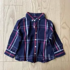 CPC.TYPY チェック柄長袖シャツ 90-100