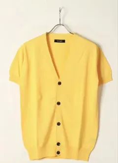 1piu1uguale3 GIZA COTTON S/S V CARDIGANのサムネイル