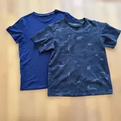 プーマ　ユニクロ　Tシャツ 2枚セット ネイビー ダークグレー