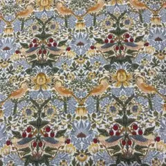 V&Aウィリアムモリス シーチングいちご泥棒 ナチュラル　108×1m