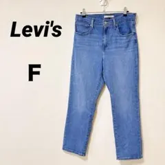美品✨Levi's 724 ハイライズ ストレートクロップ デニム ストレッチ
