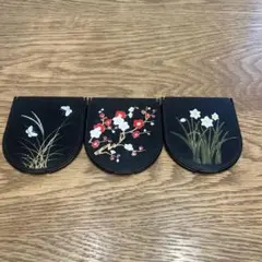 和柄 コンパクトミラー 3点セット