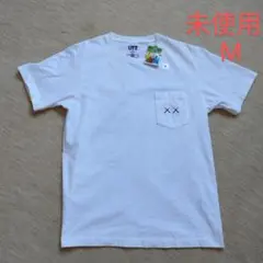 ユニクロ KAWS セサミストリート Tシャツ M ホワイト