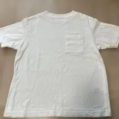 GU ホワイト Tシャツ 150サイズ ポケット付きのサムネイル