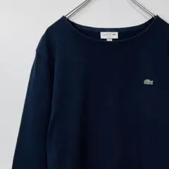 LACOSTE ラコステ　鹿の子　ボートネック　カットソー