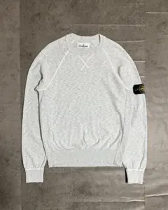 STONE ISLAND 17ss パイルニット 水色 Mのサムネイル