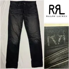 RRL ダブルアールエル　ラルフローレン デニム　ブラック　メンズ　31×32のサムネイル
