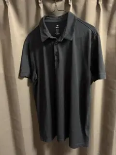 H&M ポロシャツ　黒　Mのサムネイル
