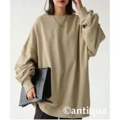 antiqua オーバーサイズスウェットトップスのサムネイル