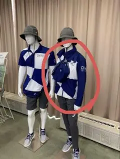 東京オリンピック　五輪　ジャケット　アシックス　青　Sサイズ