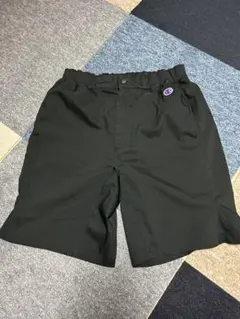 Champion 黒 ショートパンツ ウエストゴム
