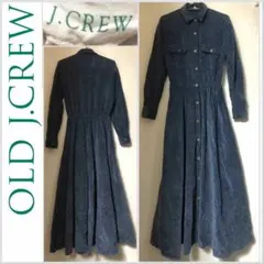 old jcrew コットン コーデュロイ ロング ドレス