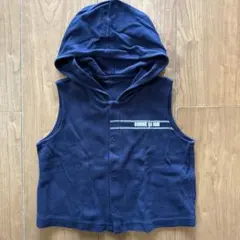 【まとめ買い⭕️】コムサイズム ベビー スウェットベスト 80cm フード付き