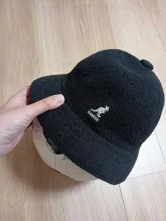 KANGOL ブラック バケットハット M