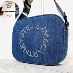 STELLA McCARTNEY デニム カメラバッグ ショルダーバッグ ブルー