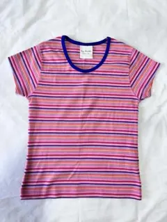 【超美品✨新品✨未使用✨タグ付き】Ray BEAMS Tシャツ ピンク ボーダーのサムネイル