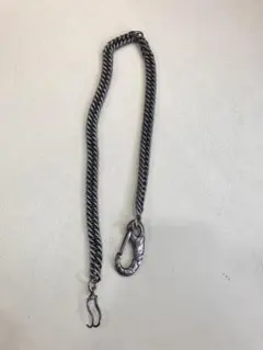 Ugo Cacciatoriリーフモチーフ カラビナ ウォレットチェーン - メルカリ