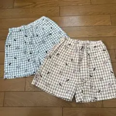双子ミッキー＆ミニー ショートパンツ130