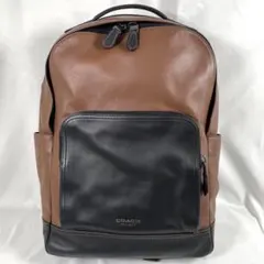 美品 COACH コーチ リュック バックパック ビジネス グラハム レザー