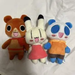 アニマル横町 ぬいぐるみ りぼん 70周年 3点セット