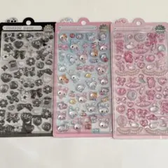 【正規品】ボンボンドロップシール ブラック ガーリー キャンディツインズ バレエ