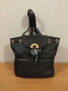 marie claire 黒 リュック・バックパック