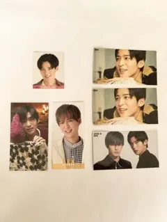 Snow Man 目黒蓮 Myojo 厚紙 デタカ メッセージカード