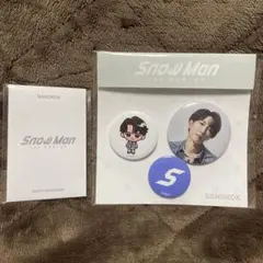 Snow Man 1st POP-UP 渡辺翔太缶バッジ・フォトカードセット