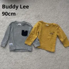 Buddy Lee 長袖Tシャツ　イエローとグレー　90cm 2枚セット