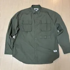 最終値下げ！coen Chinook Sport 長袖シャツ カーキのサムネイル
