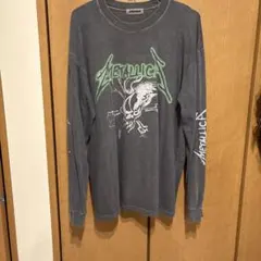 Metallica グレー 長袖カットソー