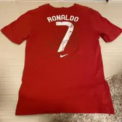 ナイキ　Tシャツ　ポルトガル　ロナウド　サイン