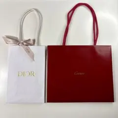 【2点セット】Dior & Cartier ショップ袋 セット