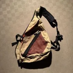 y2k 00s AVIREX ベージュワンショルダーバッグsling bag