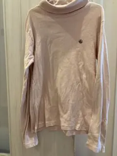 プチバトー　タートルネック カットソー 100%コットン　10am