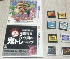 ニンテンドーDS、3DS ソフト10個 ケース付き 起動確認済み まとめ売り