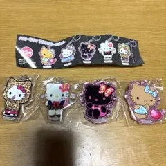 ハローキティ　アクリルキーホルダー　ガチャガチャ　4点セット　4種類セット