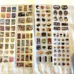 海外製 食べ物・スーパー・お菓子系シール　フード おすそ分け　4枚