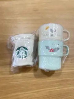 スターバックス 2026福袋 スタッキングマグセット ポーチ付き