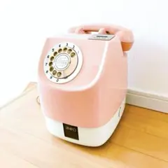ダイヤル式ピンク電話 10円コイン投入口付き 公衆電話 実使用品 レトロ
