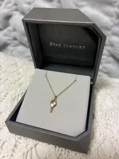 STAR JEWELRY ピンクゴールド ネックレス