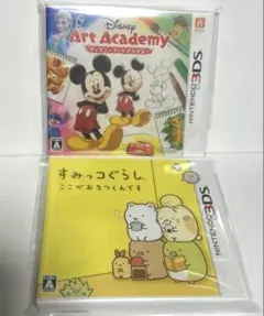 3DS すみっコぐらし ディズニーアートアカデミー 2本セットのサムネイル