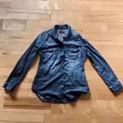 DIESEL デニムブルー 長袖シャツ